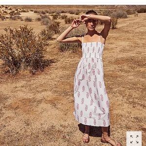 J.Crew Smocked cotton poplin dress Size XS NWOT